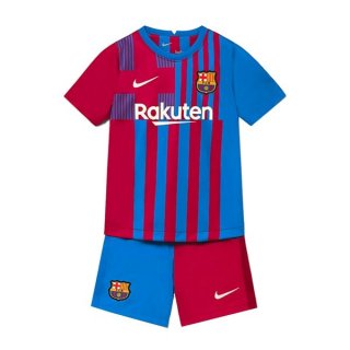 Maillot De Foot Barcelone Domicile Enfant 2021-2022 Pas Cher