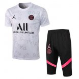 Maillot De Foot Entrainement Paris Saint Germain Ensemble Complet 2022 Blanc Pas Cher