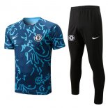 Maillot De Foot Chelsea Ensemble Complet 2022-2023 Bleu Pas Cher